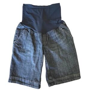AMERICAN Star Maternity Denim Bermuda Shorts